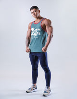 Old Logo Piping Tanktop - Green