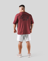 LÝFT × Power House Gym Logo Big T-Shirt - Red