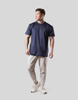 2Way Stretch Standard T-Shirt - Navy