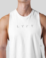 Logo Stitch Drop Tanktop - White