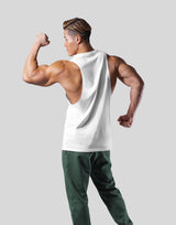 Logo Stitch Drop Tanktop - White