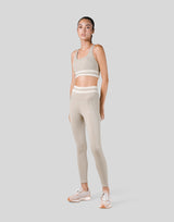 Stripe Cross Strap Bratop - Beige