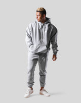 Big Y Oversize Stretch Sweat Hoodie - Grey