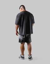 Standard Logo Vintage Big T-shirts - Black