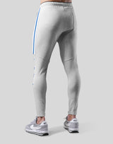 Stripe Logo Half Cut 3 Line Pants - Grey