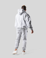 Big Y Oversize Stretch Sweat Hoodie - Grey