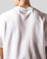 Neck Paint Sweat Big T-Shirt - Off White
