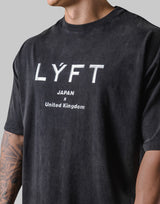 Standard Logo Vintage Big T-shirts - Black