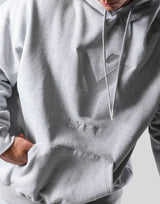 Big Y Oversize Stretch Sweat Hoodie - Grey