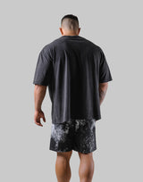 Standard Logo Vintage Big T-shirts - Black