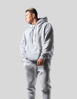 Big Y Oversize Stretch Sweat Hoodie - Grey