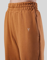 Wide Rib Sweat Pants - Beige