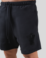 Y Wappen Sweat Shorts - Black