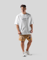 LÝFT × Power House Gym Logo Big T-Shirt - White