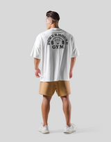 LÝFT × Power House Gym Logo Big T-Shirt - White