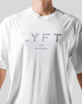 LÝFT × Power House Gym Logo Big T-Shirt - White