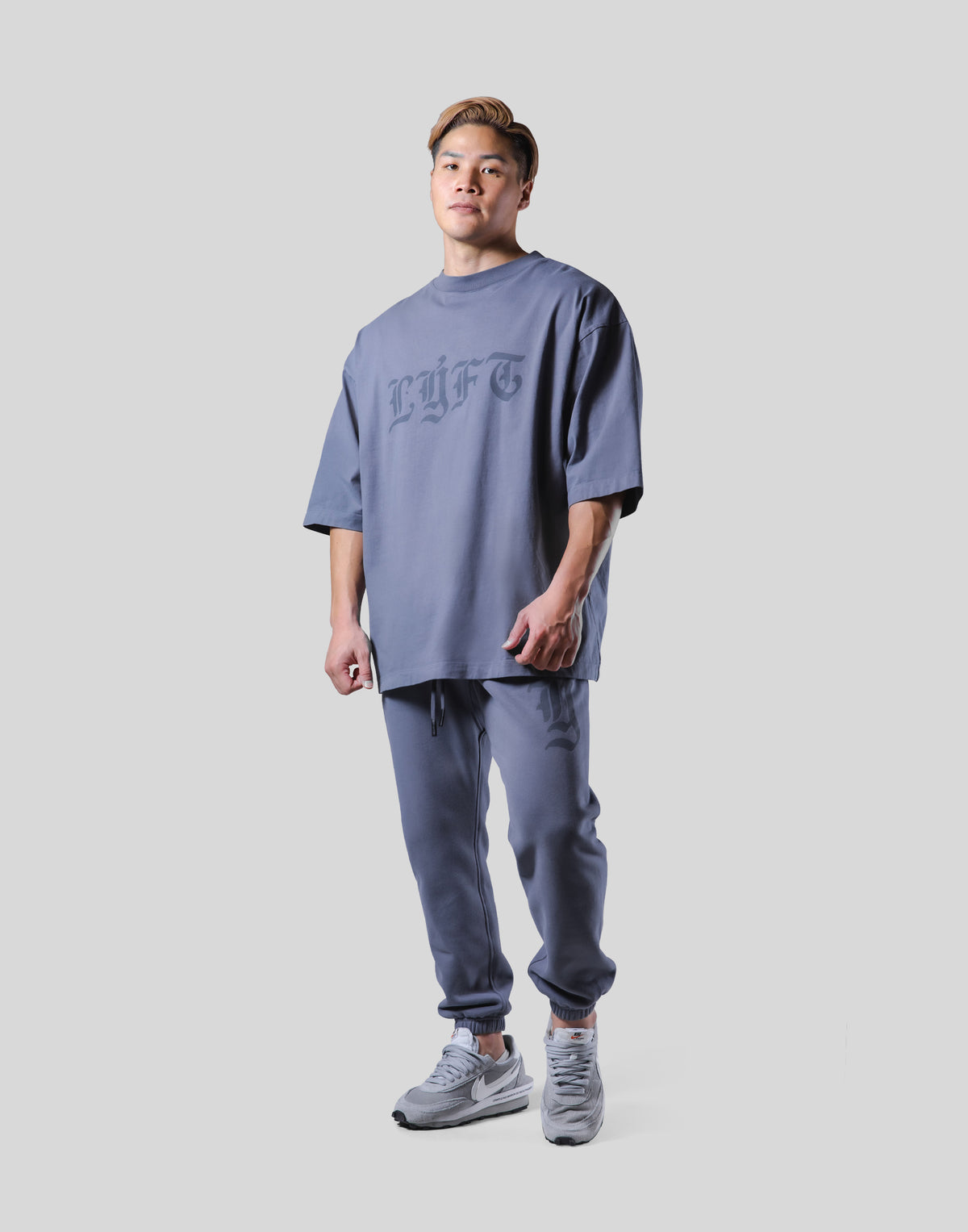 Old English Extra Big T-Shirt - Navy