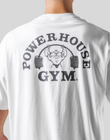 LÝFT × Power House Gym Logo Big T-Shirt - White