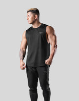 2Way Stretch Loose Fit Tanktop - Black