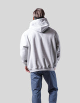 College Logo Pullover Hoodie - Grey