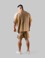 Standard Logo Vintage Big T-shirts - Beige