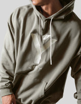 Big Y Oversize Stretch Sweat Hoodie - Olive