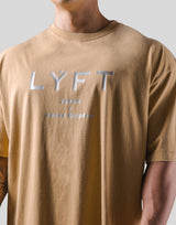 Standard Logo Vintage Big T-shirts - Beige