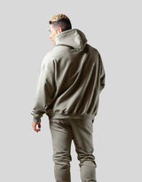 Big Y Oversize Stretch Sweat Hoodie - Olive
