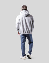 College Logo Pullover Hoodie - Grey