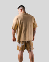 Standard Logo Vintage Big T-shirts - Beige