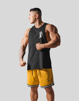 Old Y Drop Tanktop - Black