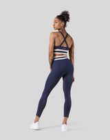Stripe Cross Strap Bratop - Navy