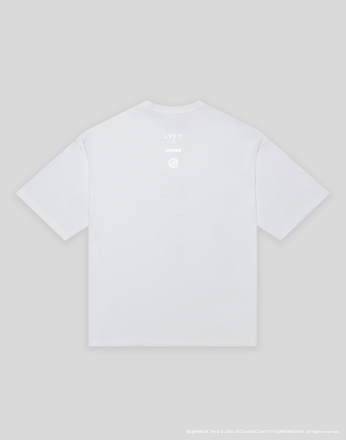 LÝFT×BE@RBRICK×atmos Big T-Shirt - White