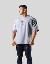 Flag Big T-Shirt - Grey