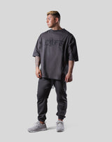 Old English Extra Big T-Shirt - Ash