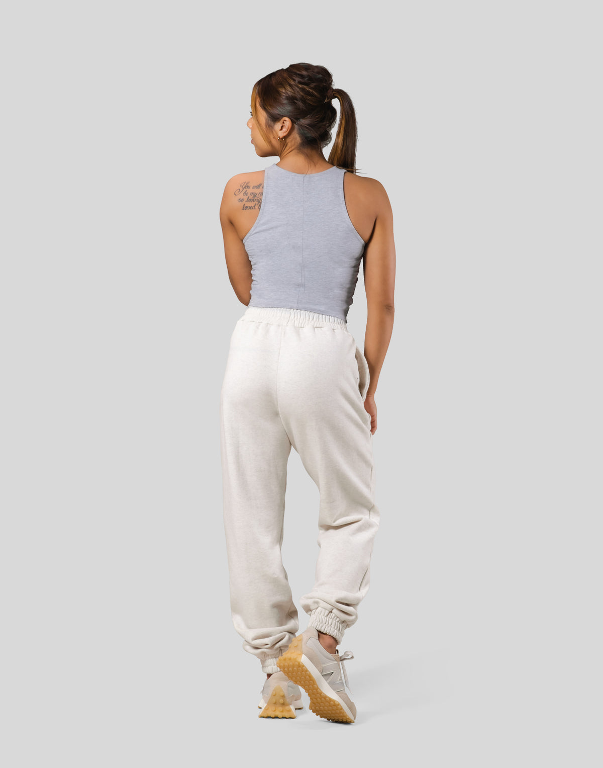 Neck Logo Tanktop - Grey