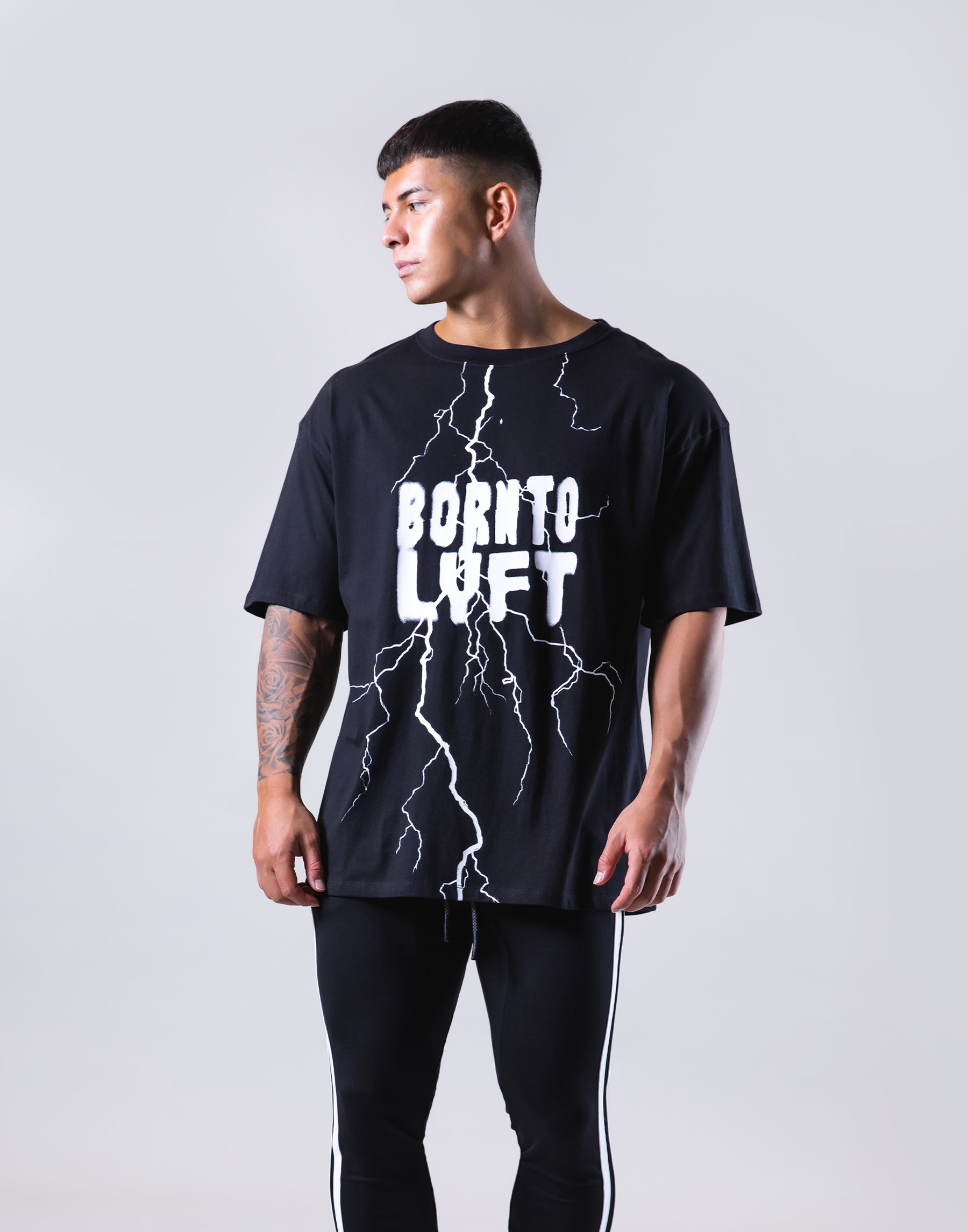 Lightning Paint Big T-Shirt - Black – LÝFT