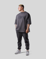 Old English Extra Big T-Shirt - Ash