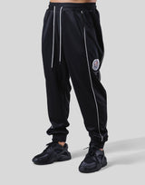 Round Separate Jersey Pants - Black