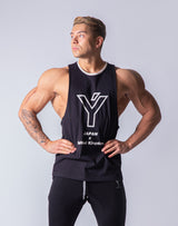 Drop Shoulder Tanktop - Black