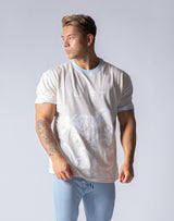 Big Size Lion T-Shirt - Ivory / White