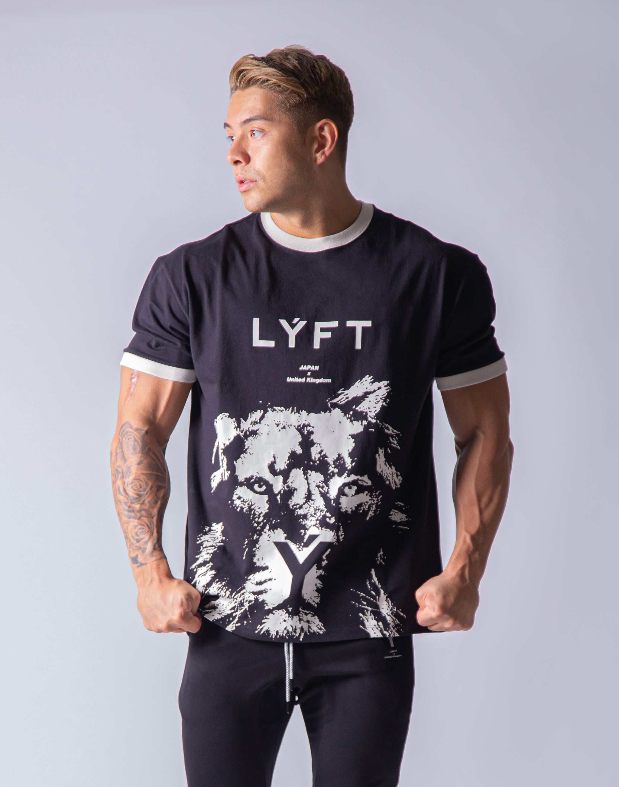 LYFT(リフト/T-シャツ)Big Size Lion T-Shirt - Black – LÝFT