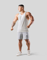 Script Logo Pile Tanktop - White