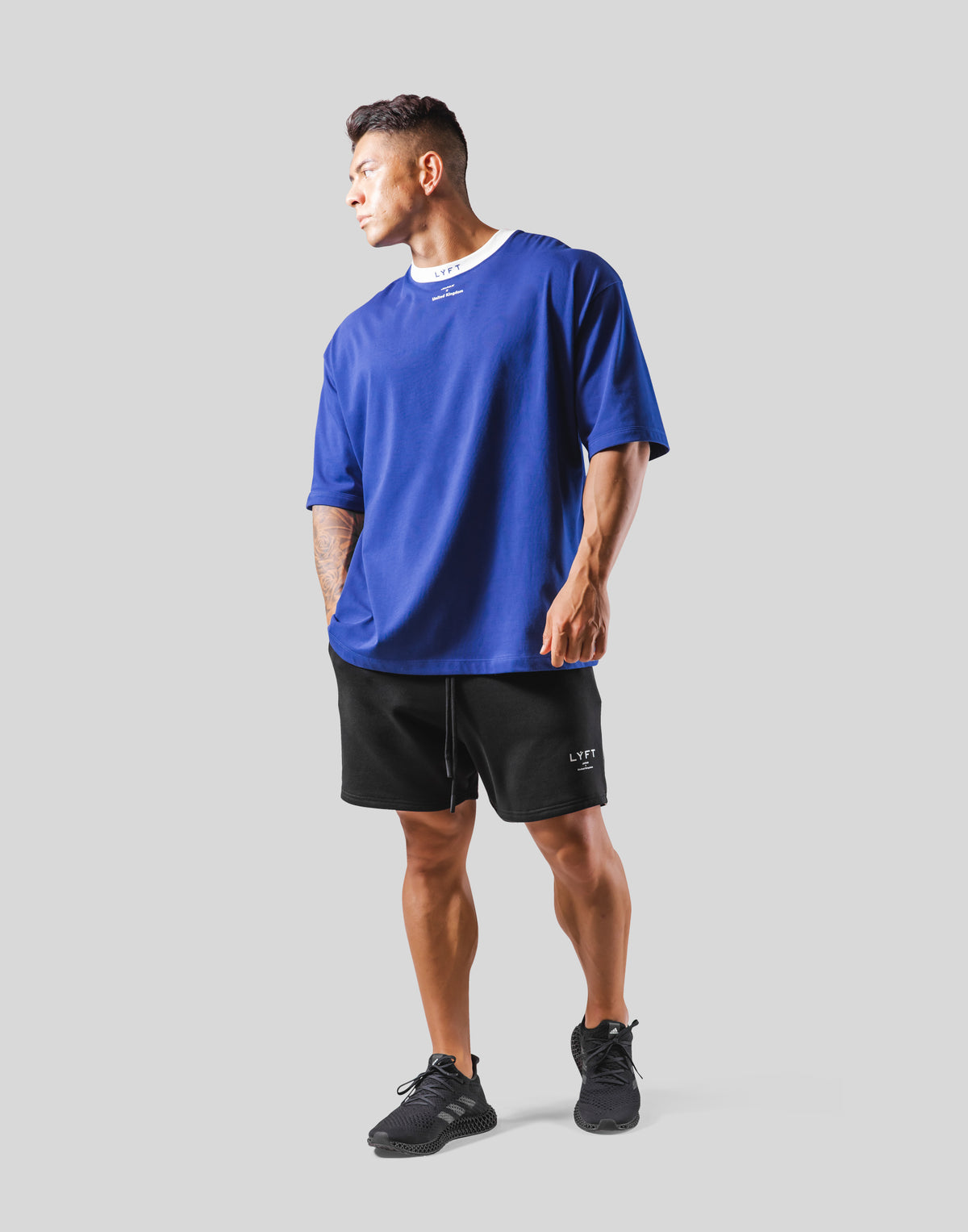Neck Logo Big T-Shirt 2 - Blue