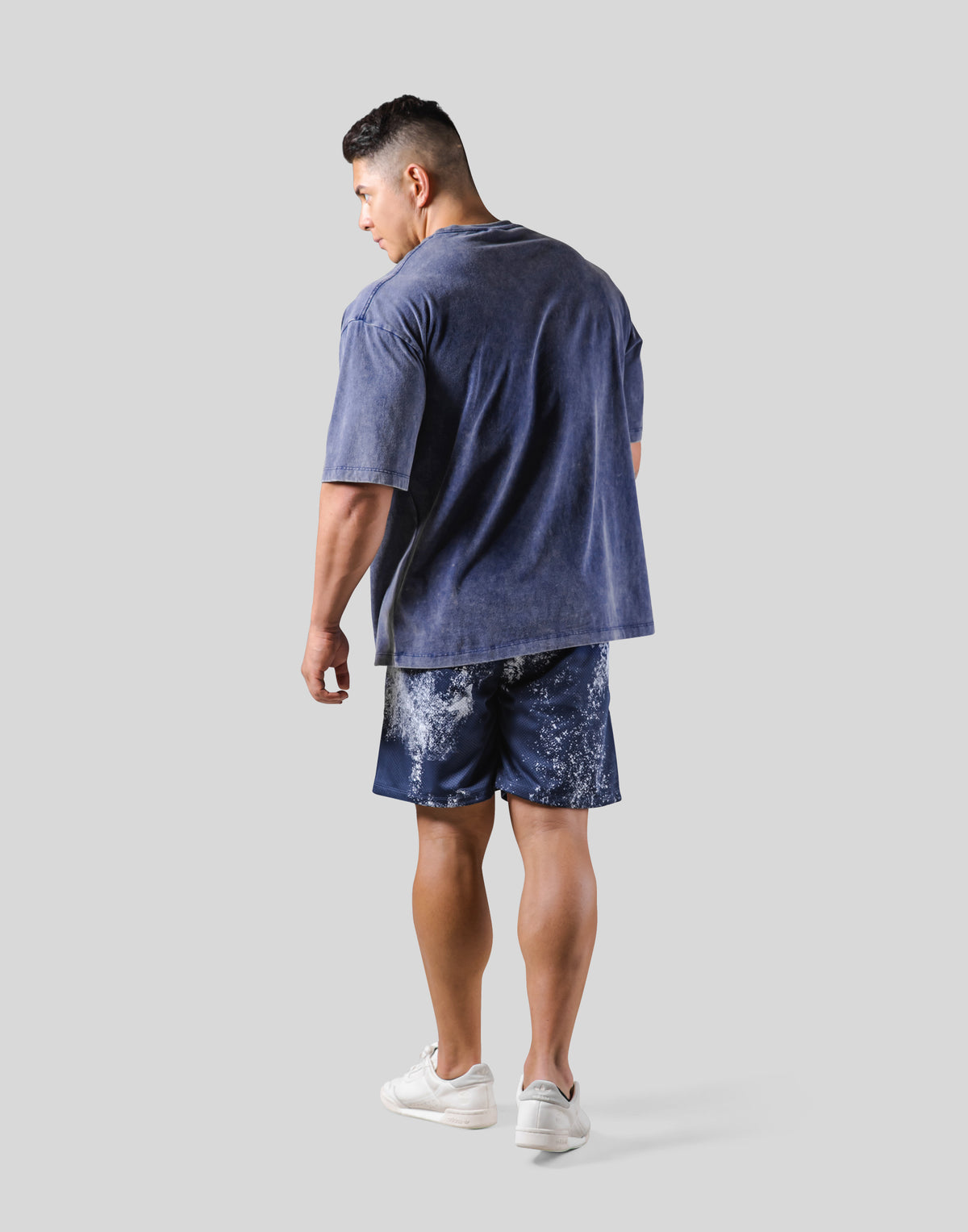 Standard Logo Vintage Big T-shirts - Navy