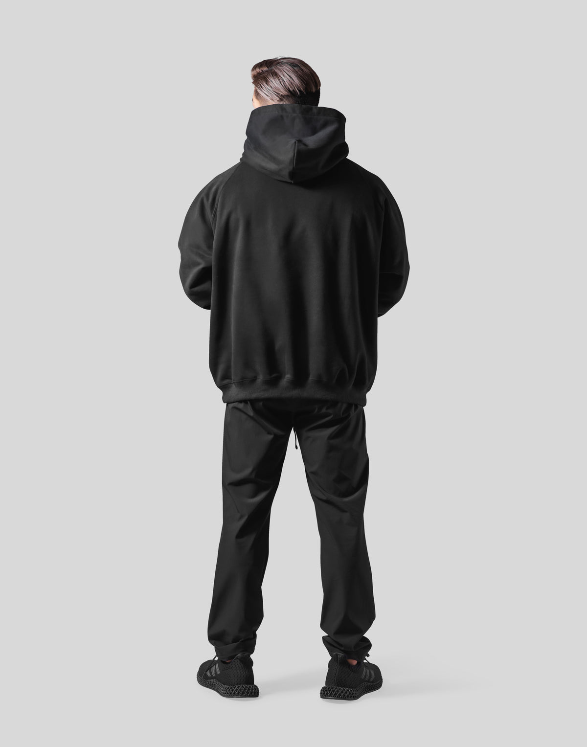 College Logo Pullover Hoodie - Black