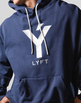Big Y Oversize Stretch Sweat Hoodie - Navy