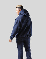 Big Y Oversize Stretch Sweat Hoodie - Navy
