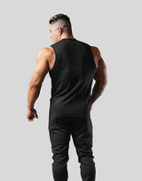 Shoulder Pattern Emblem No Sleeve - Black