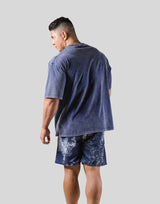 Standard Logo Vintage Big T-shirts - Navy